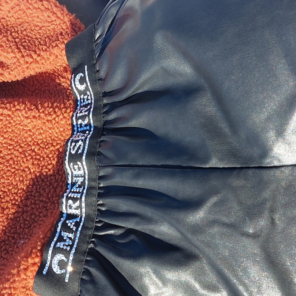 Marine Serre Lether Short